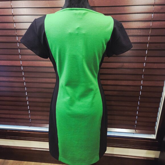 Parrot Green and Black Rio De Janeiro Inspired Derek Lam Size Small - Picture 3 of 5